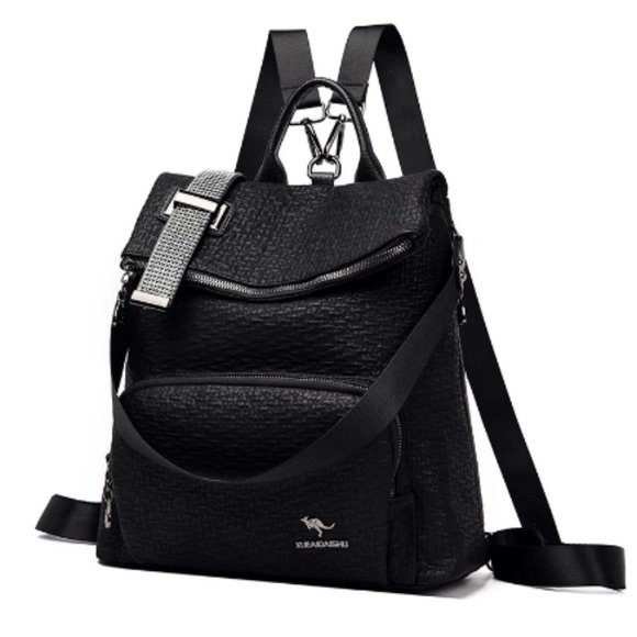 Female Leather Shoulder Bags School Bag For Teenage Girls Travel Back pack Sac A